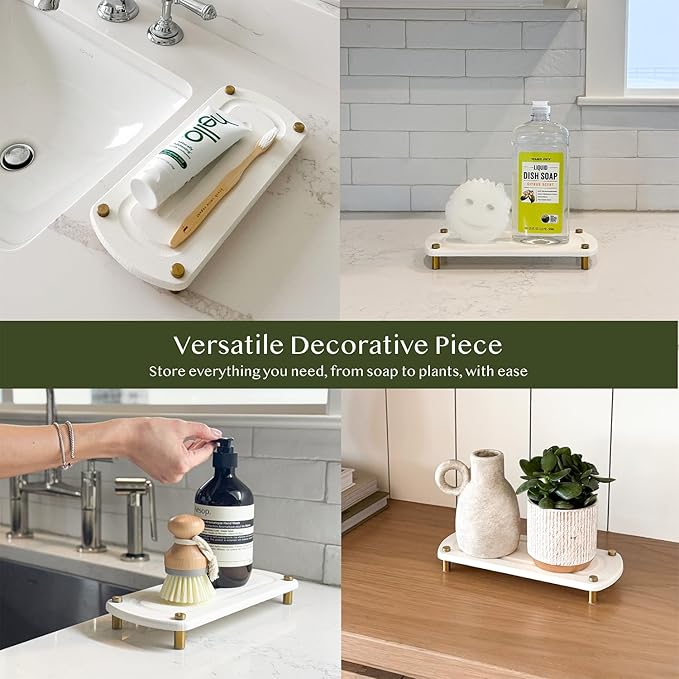 2PCS Water Absorbing Stone Soap Tray - Image 5