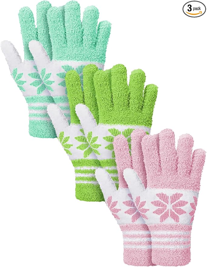 Patelai 3 Pairs Microfiber Plant Dusting Gloves Leaf Cleaning Gloves by Patelai