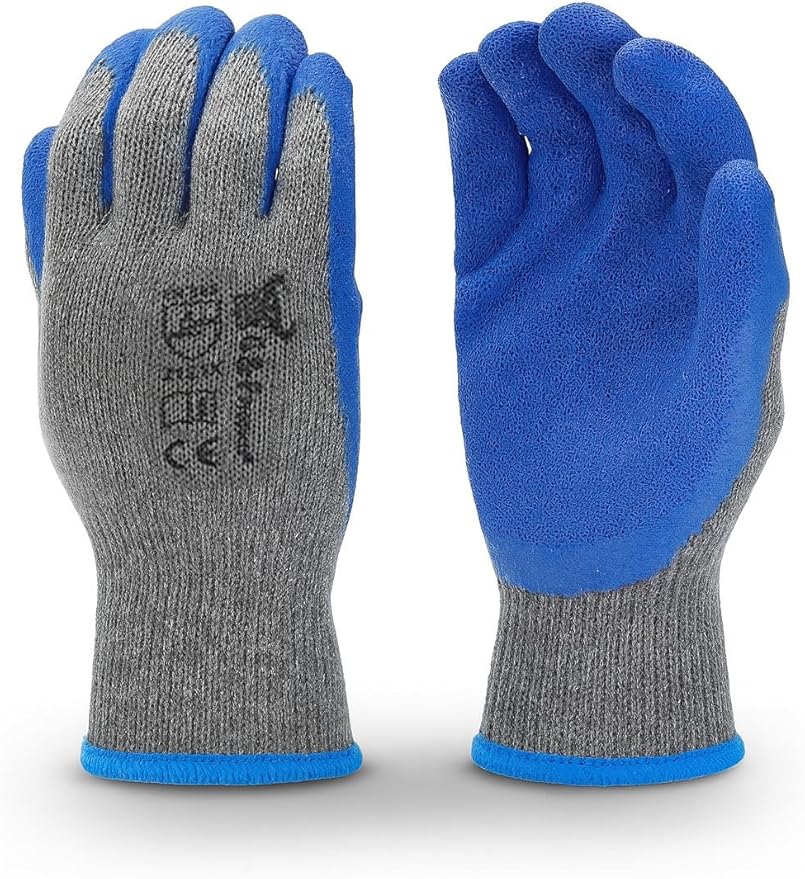G & F Products - 3100S 12 Pairs Small Rubber Latex Double Coated Work Gloves by GFProducts