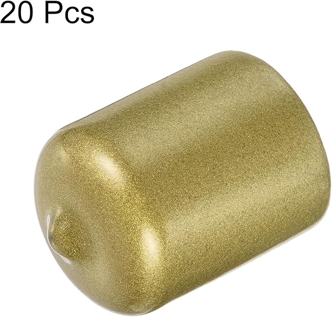 uxcell 20pcs Rubber End Caps 21mm ID Vinyl Round Tube Bolt Cap Cover Thread - Image 2
