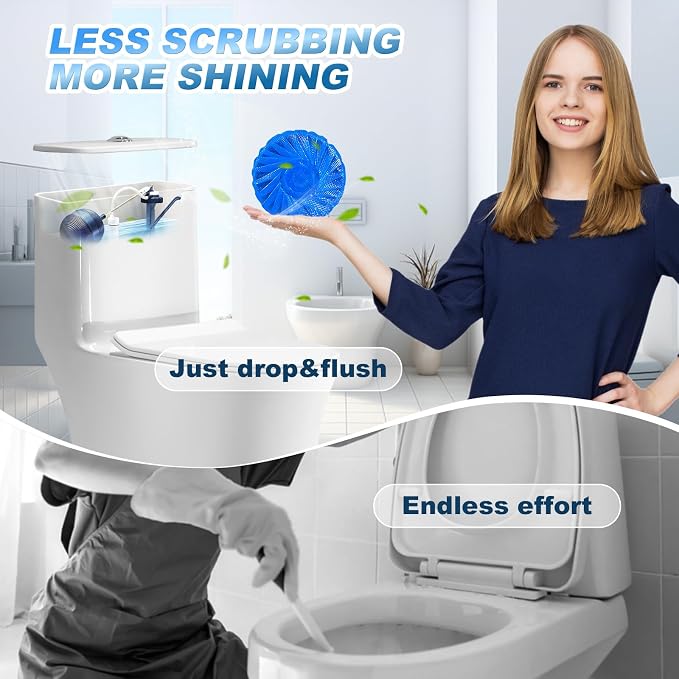 KIISIISO Toilet Bowl Cleaner Tablets, Septic-Safe Hard Water Ring Stain Remover - Image 5