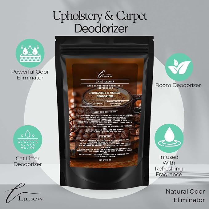 Café Aroma Carpet Freshener Powder: Powerful Odor Eliminator - Image 4
