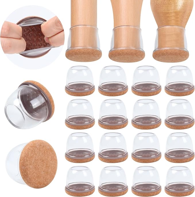Ezprotekt 24 Pcs Extra Large Chair Leg Protectors by VisittheEzprotekt