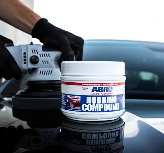 ABRO Superior Performance Rubbing Compound, 32 oz., Buffing Compound - Image 3