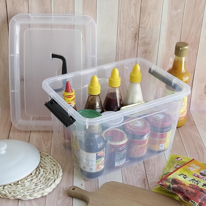 Zopnny 12 Quart Storage Latch Bins - Image 5