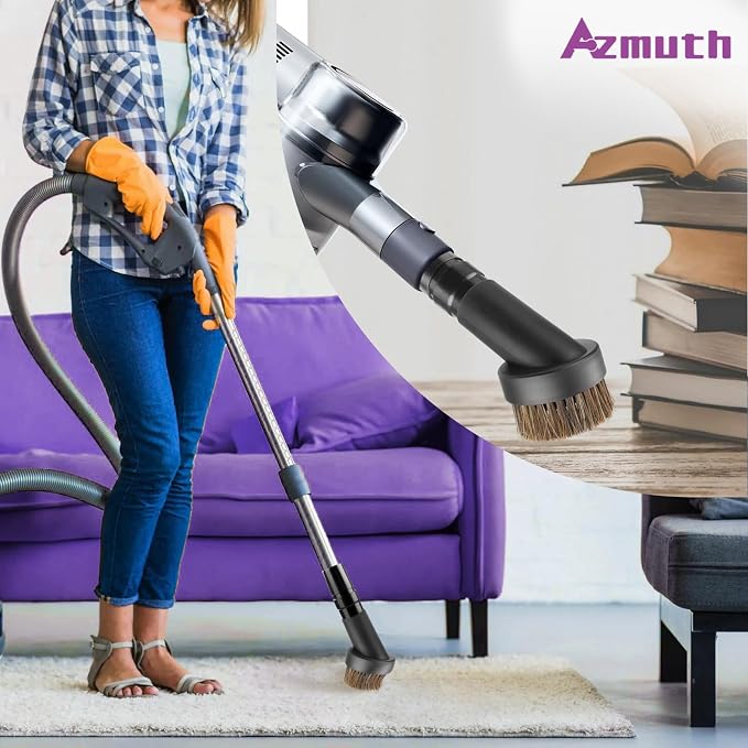 25mm Horse Hair Round Dust Brush, 1.25" Vacuum Brush Attachment - Image 6