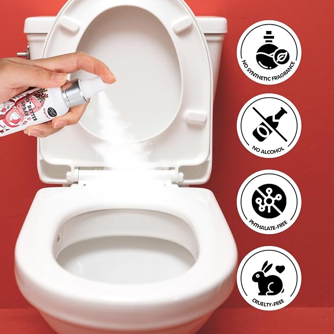 Clean-n-Fresh Holiday Toilet Spray, 3 Pack Gift Set- Balsam & Cedar/Toasty - Image 3