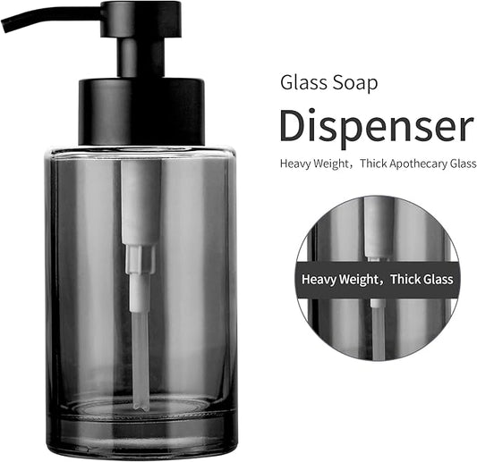 Enra Thick Glass Soap Dispenser - Image 2