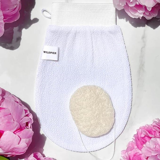 Wildpier Deep Exfoliating Glove and Konjac Sponge Bundle - Image 2