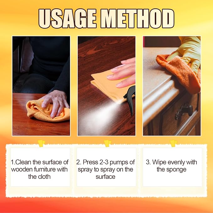 Beeswax Spray Furniture Polish, Wood Cleaner, Wood Floor Polish - Image 3