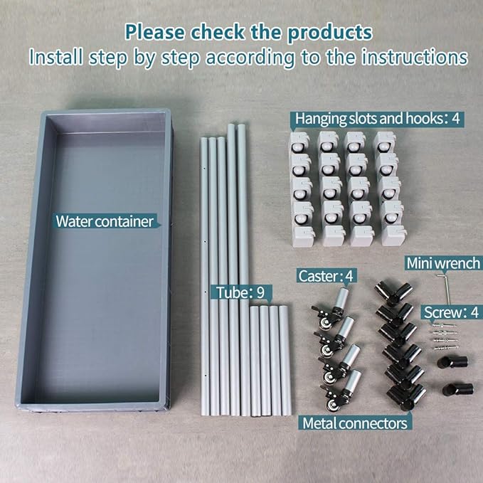 broom and mop holder put wet mops movable Commercial mop rack cleaning tool - Image 6