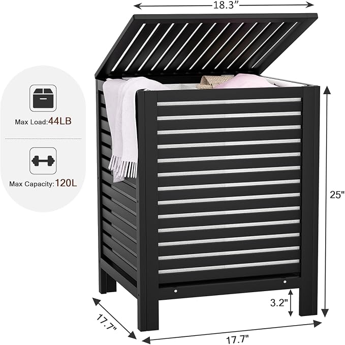 Homykic Bamboo Laundry Hamper - Image 5
