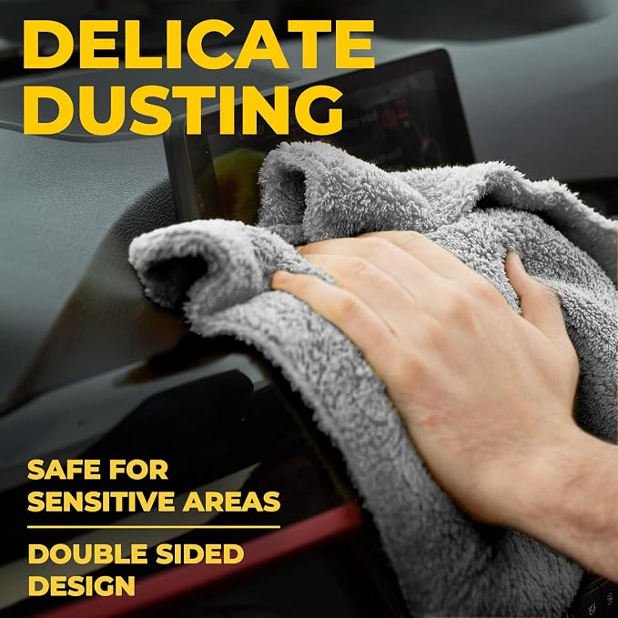 Edgeless Microfiber Towels for Cars – 6pk - Image 6