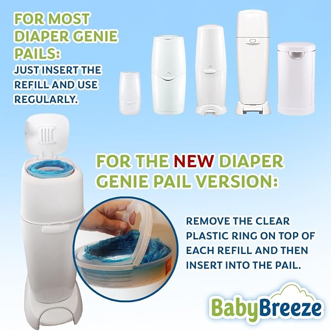 Diaper Pail Refill Bags Compatible - Image 3
