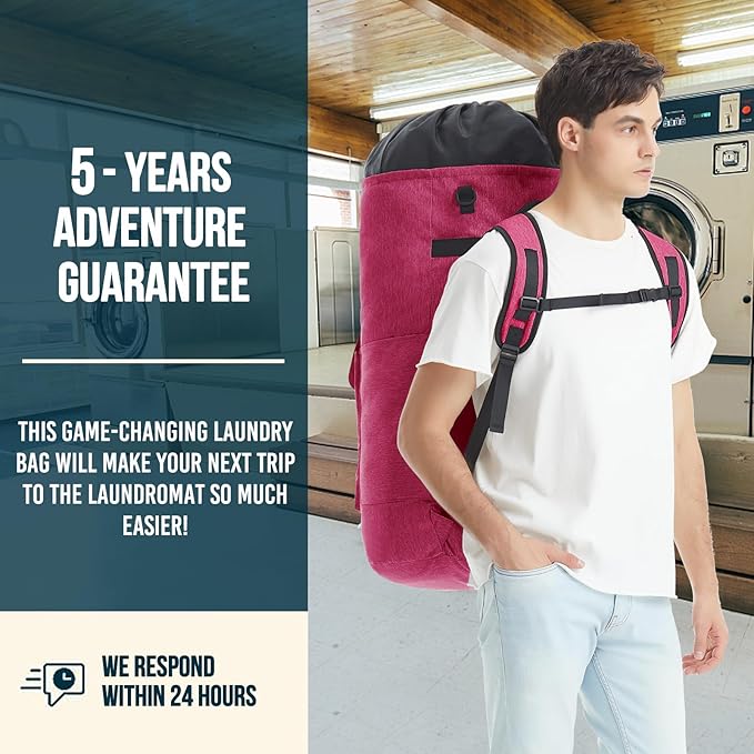 Laundry Bag Extra Large 115L，Laundry Backpack - Image 6