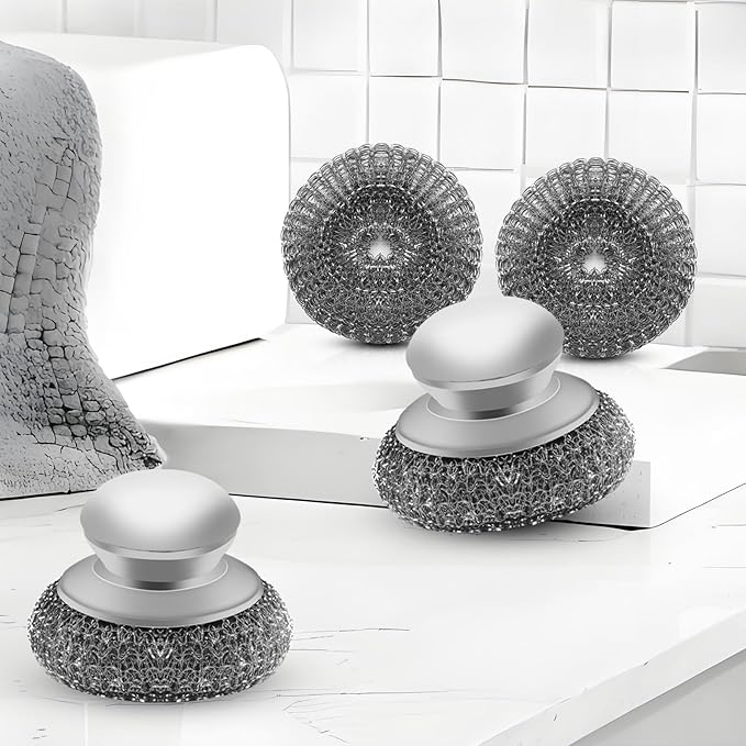 Stainless Steel Wool Scrubber - Image 3