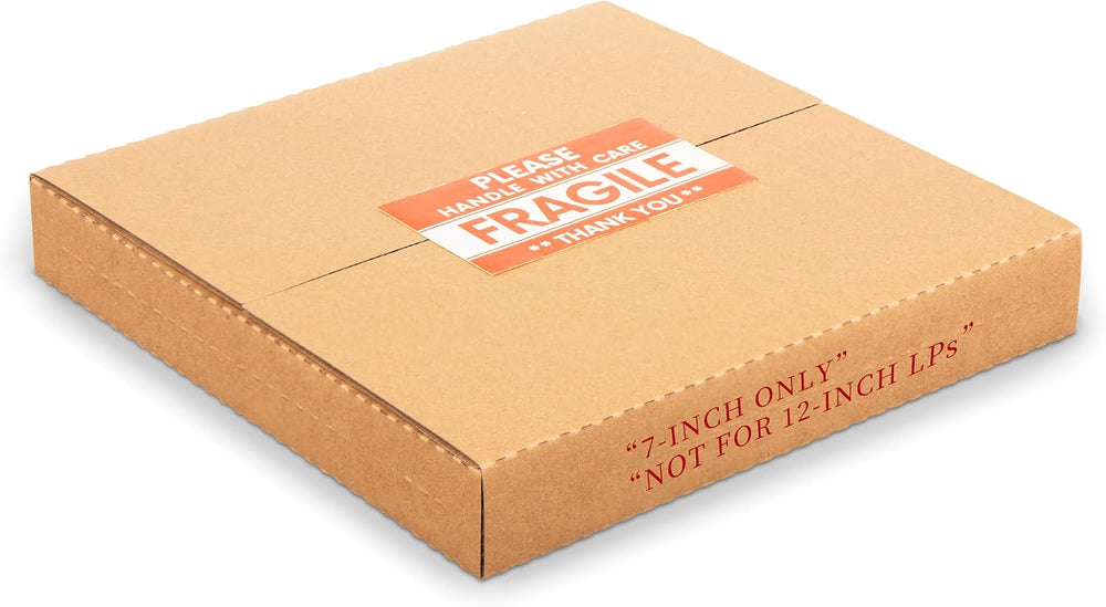 45 RPM 7-inch Record Mailers, 7.5x7.5x1 Inch Mailing Box, 50 Pack