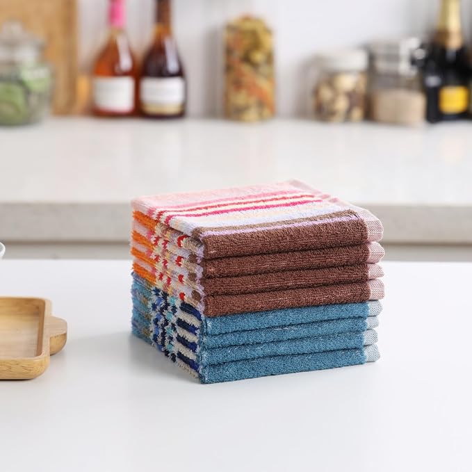 Oeleky Kitchen Dishcloths for Washing Dishes, Ultra Absorbent Dish Rags - Image 7