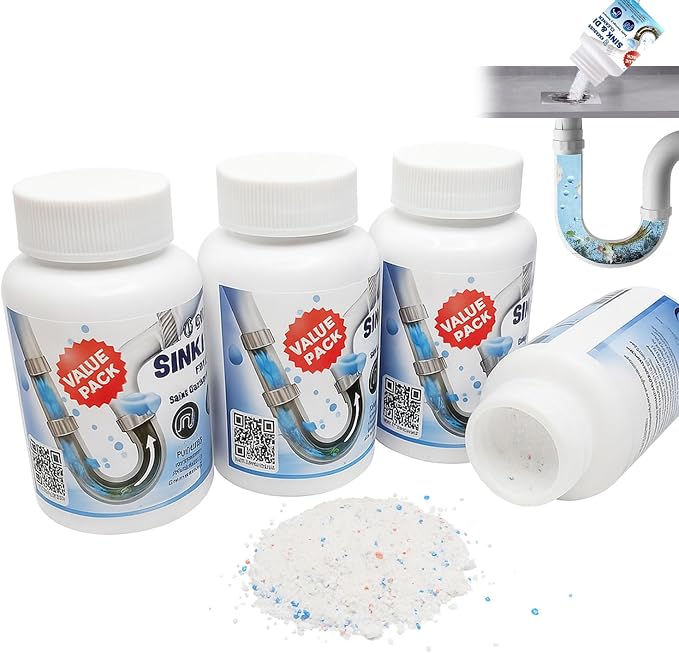 Pipe Dredge, Powerful Foaming Sink & Drain Cleaner Powder by Unknown
