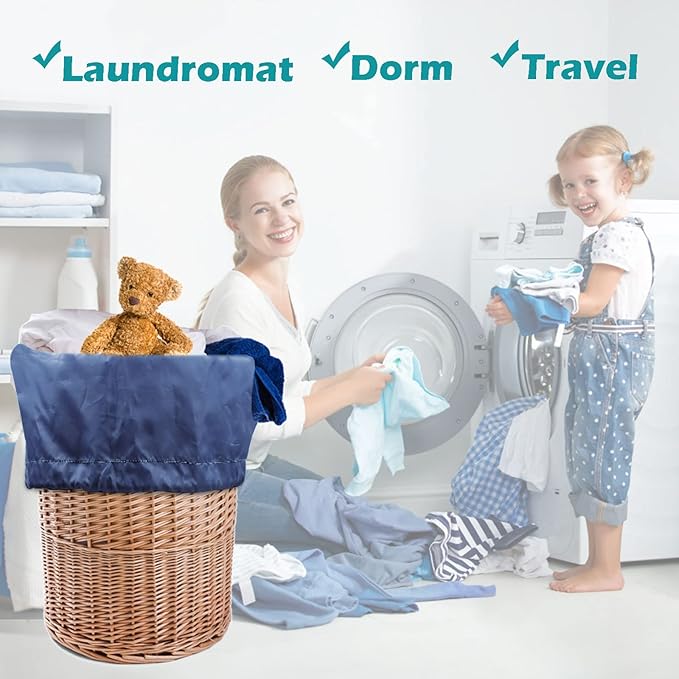 Heavy Duty Laundry Bag 2 Pack XL Nylon Laundry Bags - Image 5