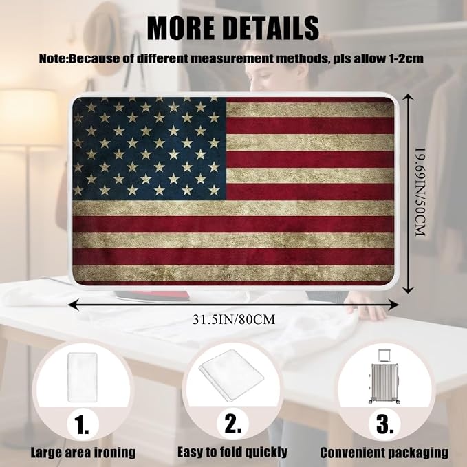 American Flag Ironing Mat Thickened Ironing Blanket Portable Heat Resistant - Image 7