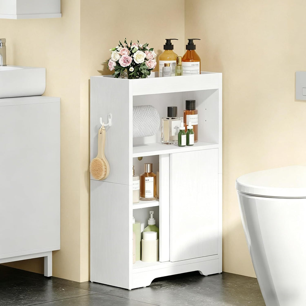 Hzuaneri Slim Bathroom Storage Cabinet, Toilet Paper Cabinet