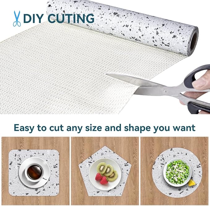 12X360 Inch Shelf Liner for Kitchen Cabinets Non Adhesive Kitchen Drawer Liner - Image 4