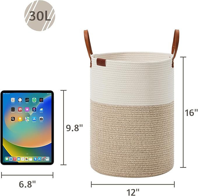 VIPOSCO Small Laundry Basket, Slim Baby Hamper - Image 5