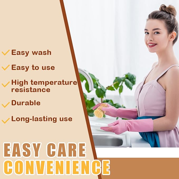 Nuenen 20 Packs Bamboo Dish Scrub Brushes Wooden Scrubbers Set Kitchen - Image 6