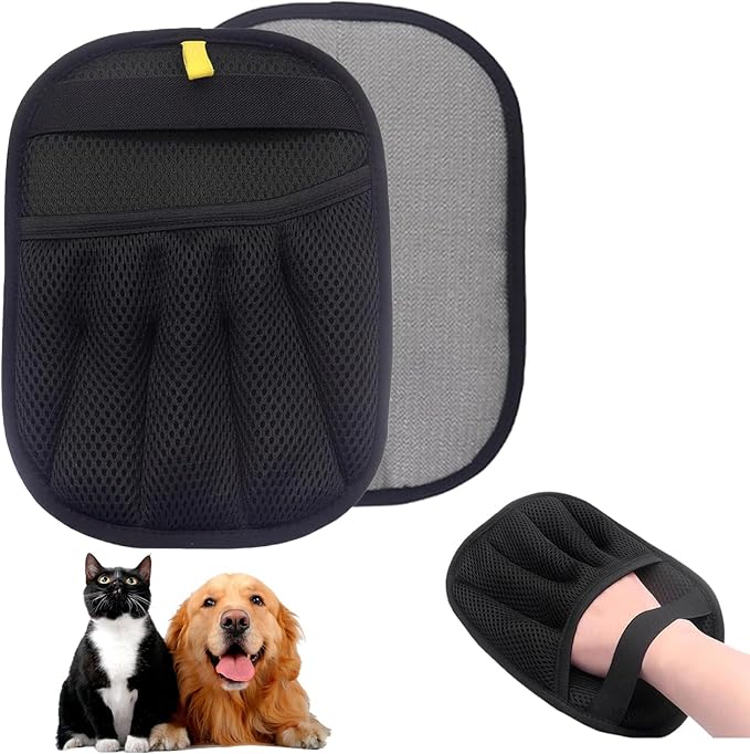 Pet Hair Remover Gloves for Cats Dogs, Electrostatic Glove Pet Hair Gloves by Oputemon