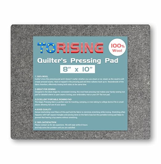 Wool Pressing Mat for Quilting by Torising