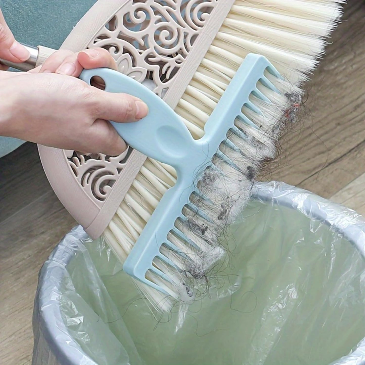 1pc Multi-Purpose Hair and Dust Removal Broom - Effortless Cleaning for Bedroom, Bathroom, Living Room & More, No Electricity Needed, Lightweight Design