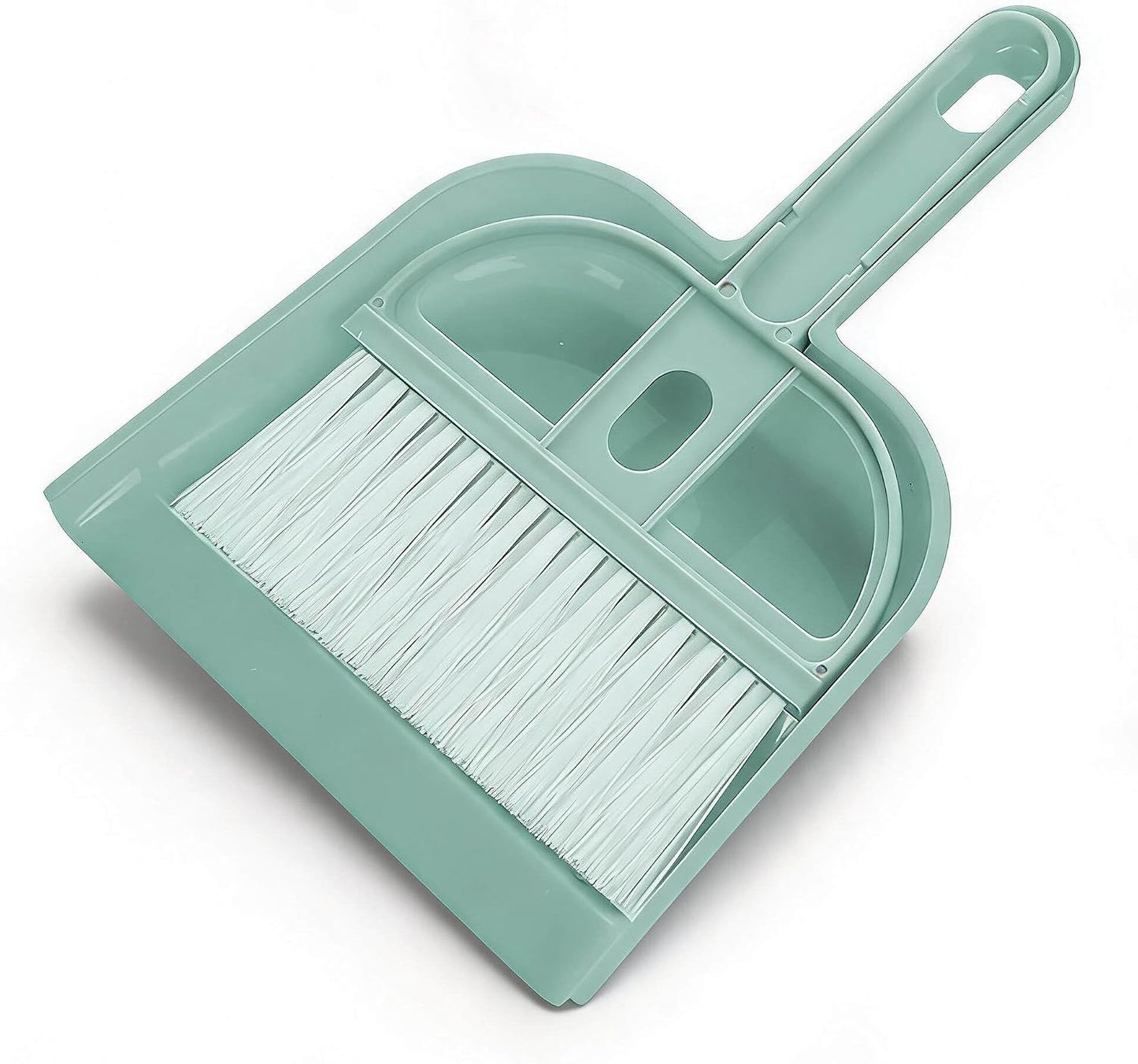 Generic Efficient Hand Dustpan and Brush Set, Portable Mini Broom Dustpan Combo for Desktop, Pet Hair Cleaning Tool for Students & Pet Owners (#12)