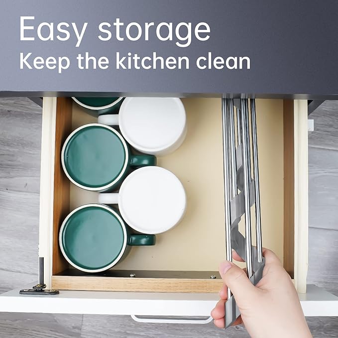 Tomorotec Triangle Roll-Up Dish Drying Rack - Image 6