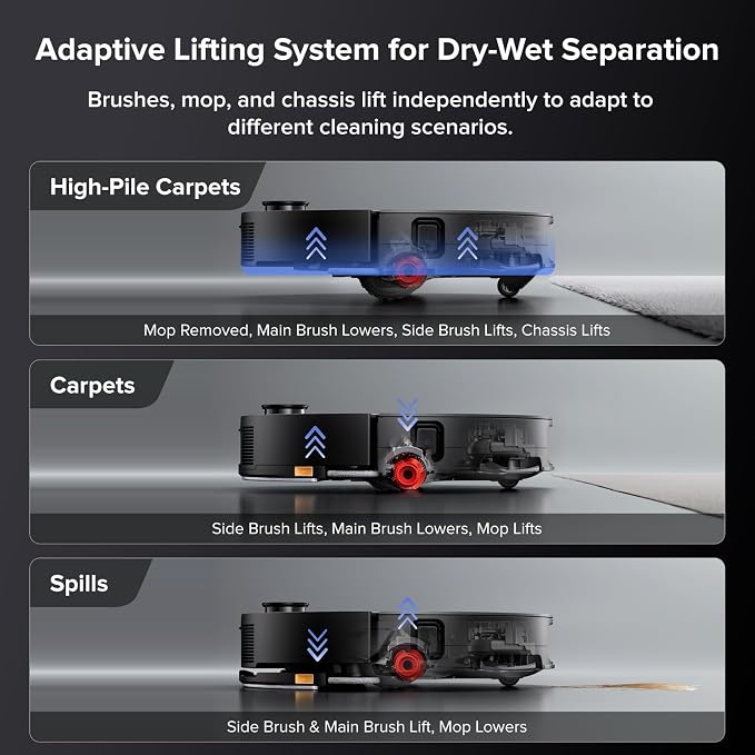 roborock Saros 10 Robot Vacuum and Mop, 000Pa Suction, AI Obstacle Avoidance - Image 7