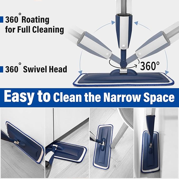 Mops for Floor Cleaning Wet Spray Mop - Image 3