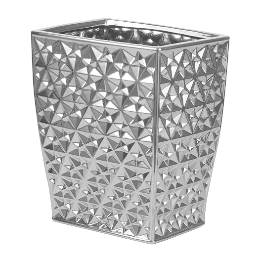 Ceramic Rectangular Small Trash Can by RXLVCKY