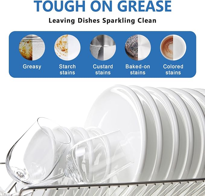 Upgraded Eco Dishwasher Detergent Sheets Up To 32 Loads, Unscented Plastic Free - Image 3