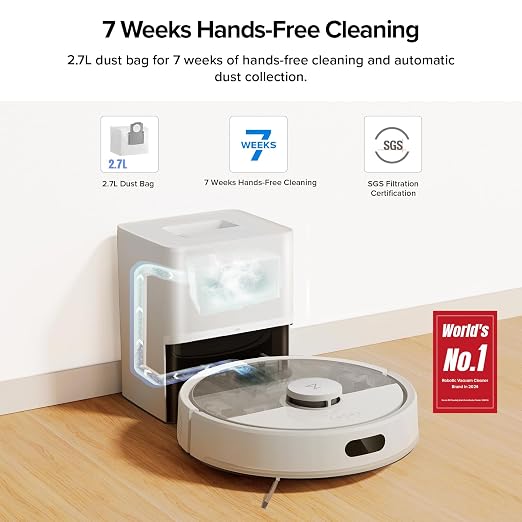 roborock Q7 M5+ Robot Vacuum and Mop, Upgraded from Q5 Max+, 7 Weeks - Image 2