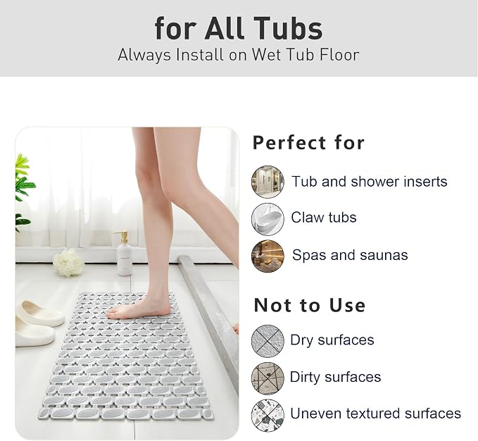 Shower Mat Non Slip Bathtub Mat - Image 8