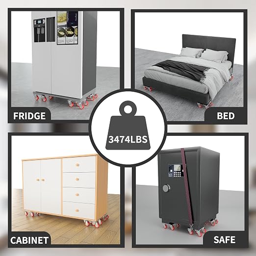 MYUEA【Upgrade Large】 Furniture Dolly, Furniture Movers - Image 7