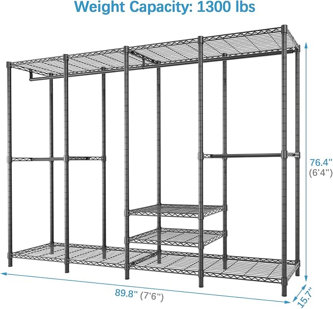VIPEK V40 Plus Extra Large Clothes Rack Heavy Duty Clothing Rack - Image 4