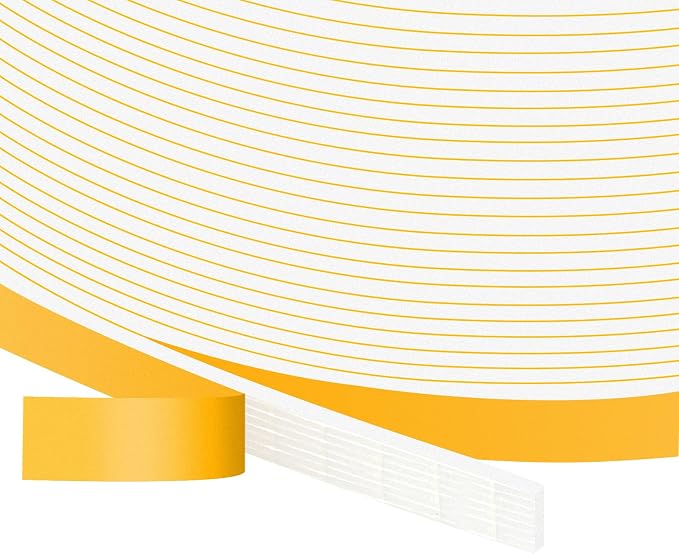 White Strong Adhesive Weather Stripping, Door Insulation Weather Strip，Door by Trisiki