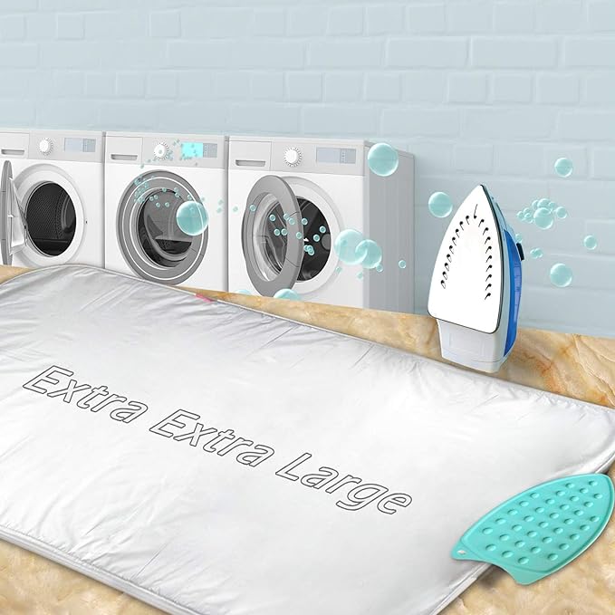 Ironing Mat, Thickened Ironing Blanket Ironing Pad, Double-Side Using Heat by YQMAJIM