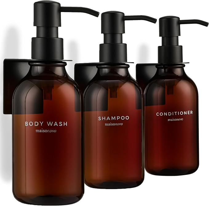 MaisoNovo Shampoo and Conditioner Dispenser by MaisoNovo-TheArtofSustainableLiving