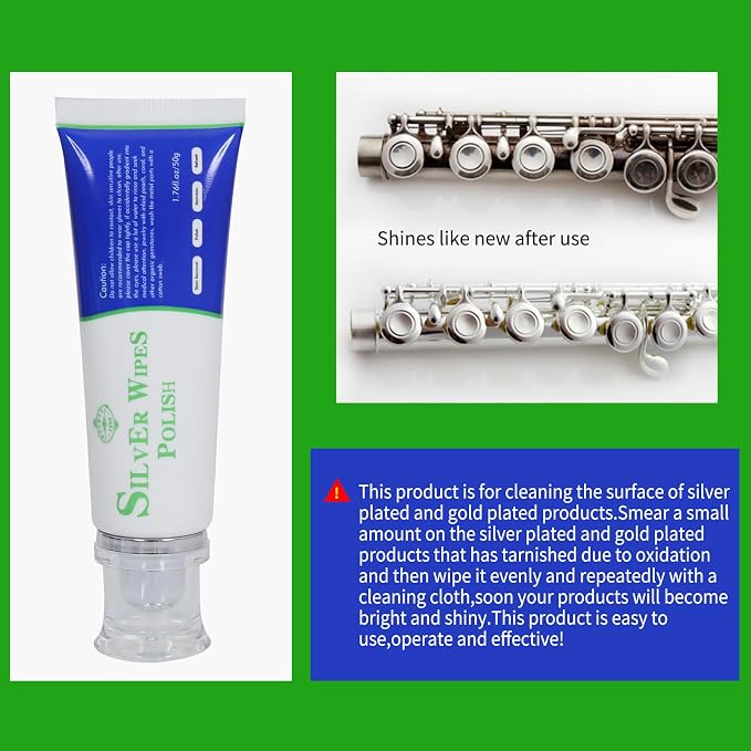 Silver Wipe Polish Cleaner Removes Surface Oxidation Tarnish from Sterling - Image 4