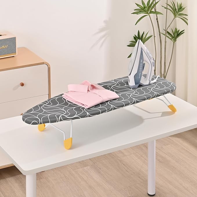 APEXCHASER Tabletop Ironing Board, Folding Legs Iron Board - Image 8