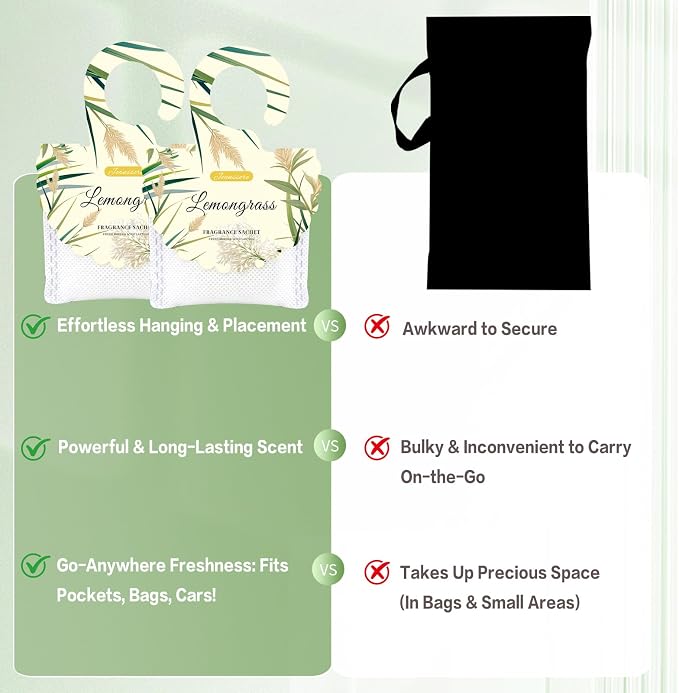 15 Packs Lemongrass Scented Sachets Bag - Image 7