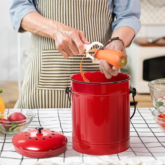 Plexon Countertop Compost Bin Kitchen - Image 6