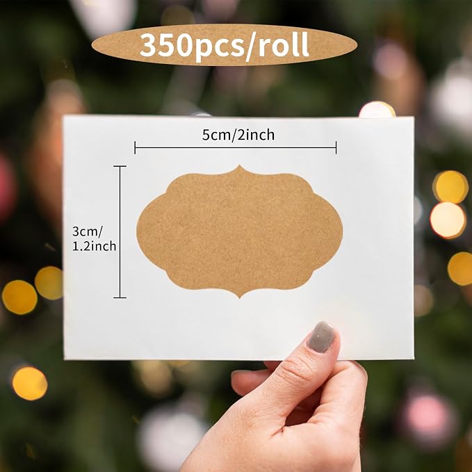 350 PCS Gift Tags Stickers Name Labels Stickers - Image 2